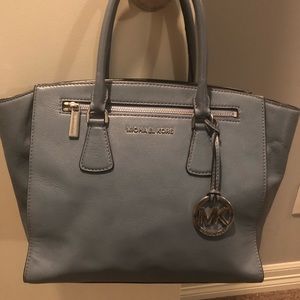 Blue Michael Kors Handbag